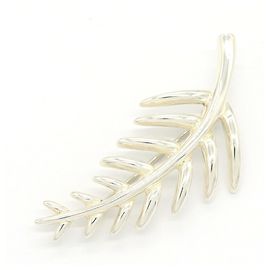 Broche de hoja de plata de ley Tiffany & Co. Plata