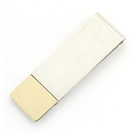 Clip per banconote Tiffany & Co. in oro giallo e argento 925 D'oro