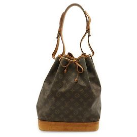 Bolso de Hombro Louis Vuitton Monogram Noe Castaño
