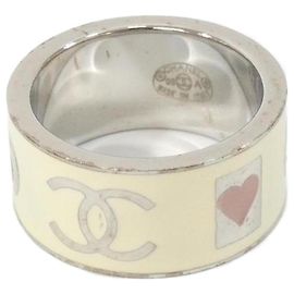 Chanel 29522 Band Ring Black Pink White