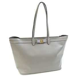 Sac cabas Vara en cuir gris Salvatore Ferragamo Marron