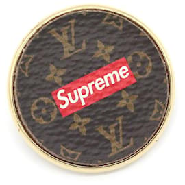 Spilla Louis Vuitton Supreme Collaboration MP2076 Marrone