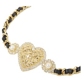 Collana Chanel ABC855 Nero e Bianco Nero Bianco