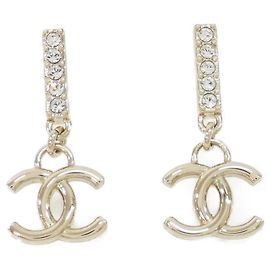 Chanel ABC931 Gold Stud Earrings Golden