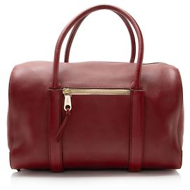 Bolsa duffle Madeleine em couro de bezerro Chloé Vermelho