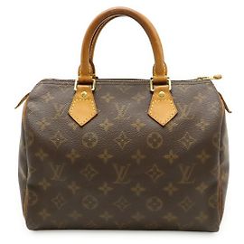 Bolso de mano Louis Vuitton Monogram Castaño