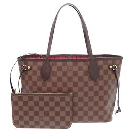 Bolsa Louis Vuitton Neverfull PM Fuschia Damier ebene