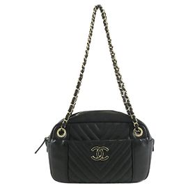 Borsa a tracolla nera Chanel AS0265 Nero