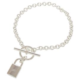 Pulseira Charm Amulette Cadena da Hermès Prata