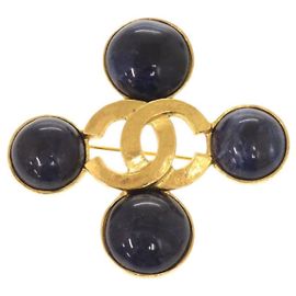 Chanel Vintage Gold Brosche Golden