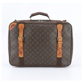 Louis Vuitton Monogram Satellite 53 Boston Handbag Brown