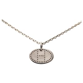 Hermès Collana Evelyne Eclipse Hermes Argento
