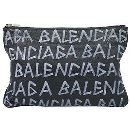 Balenciaga Graffiti Leather Noir
