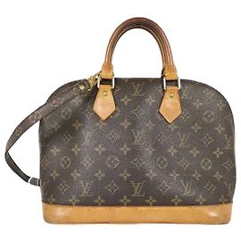 Louis Vuitton Vintage Alma Monogram Canvas PM Marrom