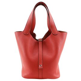 Hermès Hermes Picotin Lock Clemence GM Pink