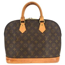 Louis Vuitton Alma Monogram Canvas MM Marrom