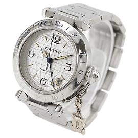 Cartier Pasha C GMT Automático Acero Inoxidable 35 Otro