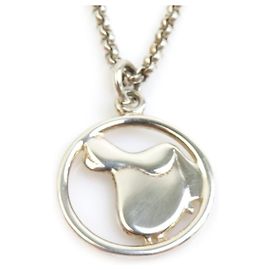 Hermès Hermes Sterling Silver 925 Necklace Silvery