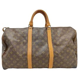 Louis Vuitton Keepall Monogram Canvas 50 Marrom