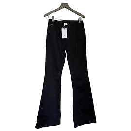 Courreges Courrèges Vaqueros Flare Signature 70's Denim Negro Negro