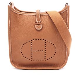 Hermès Borsa a tracolla Hermes Evelyne Amazon TPM Gold Marrone