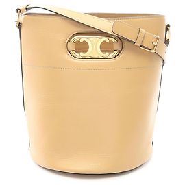 Céline Bolsa Bucket Celine Maillon Triomphe Bege