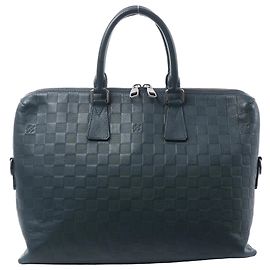 Borsa Louis Vuitton Porte-Documents Jour Damier Infini Blu Navy N41327 Blu navy