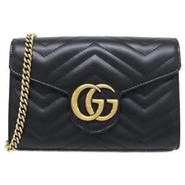 Borsa a Spalla Gucci GG Marmont Nero