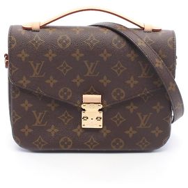 Bolsa Louis Vuitton Pochette Metis MM Marrom Monograma