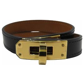 Hermès Pulsera Kelly Double Tour de piel Hermes Otro