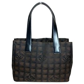 Sac cabas Chanel PM - New Travel Line Marron