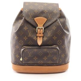Zaino/borsa Montsouris MM Monogram Louis Vuitton Marrone