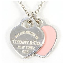 Collier en argent Double Cœur Tiffany & Co. Autre