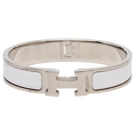 Hermès Pulsera Click H PM Hermes Blanco