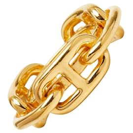 Hermès Hermes Chaine d'Ancre Scarf Ring Golden
