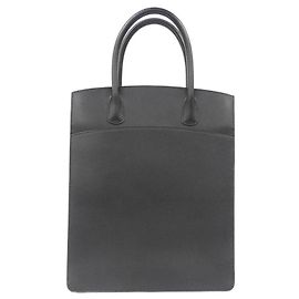 Hermès Hermes White Bath Up Handbag Black