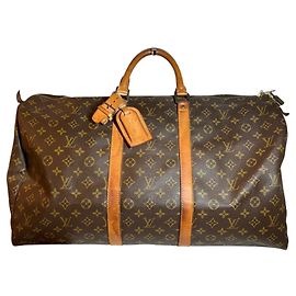 Bolso Boston Louis Vuitton Keepall 55 Castaño