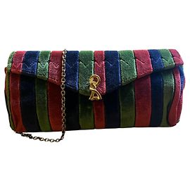 Autre Marque Roberta di Camerino Multicolor Velvet Handbag Other