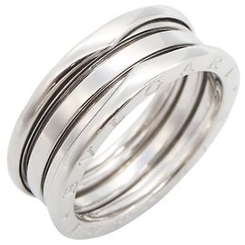 Bulgari Anel Bvlgari B-zero1 3-Band em ouro branco 18K Prata