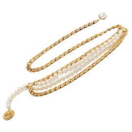 Ceinture Chanel Vintage Cambon Chain Doré