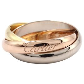 Cartier Trinity Ring Classic Silber Golden