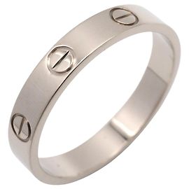 Cartier Mini Love Ring aus 18K Weißgold Silber