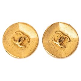 Orecchini Chanel Vintage Coco Mark D'oro