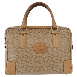 Céline Celine C Macadam Canvas Beige