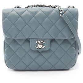 Borsa a tracolla Chanel Matelassé blu Blu