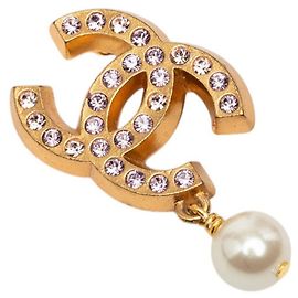 Broche Chanel Coco Mark Dorado