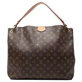 Bolsa de Ombro Louis Vuitton Monogram Graceful MM Marrom