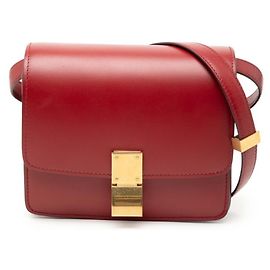 Céline Borsa a Spalla Celine Classic Box Rosso D'oro