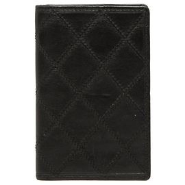 Chanel Bicolore Business Card Holder Black