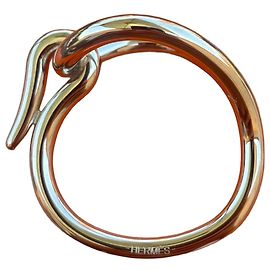 Hermès Anel de lenço Jumbo Paládio Prata
